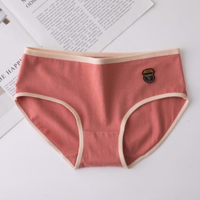 Sét 5 Quần Lót Nữ Cotton Happy Girl Mịn Chất Lượng Cao Cấp { kho Sỉ }