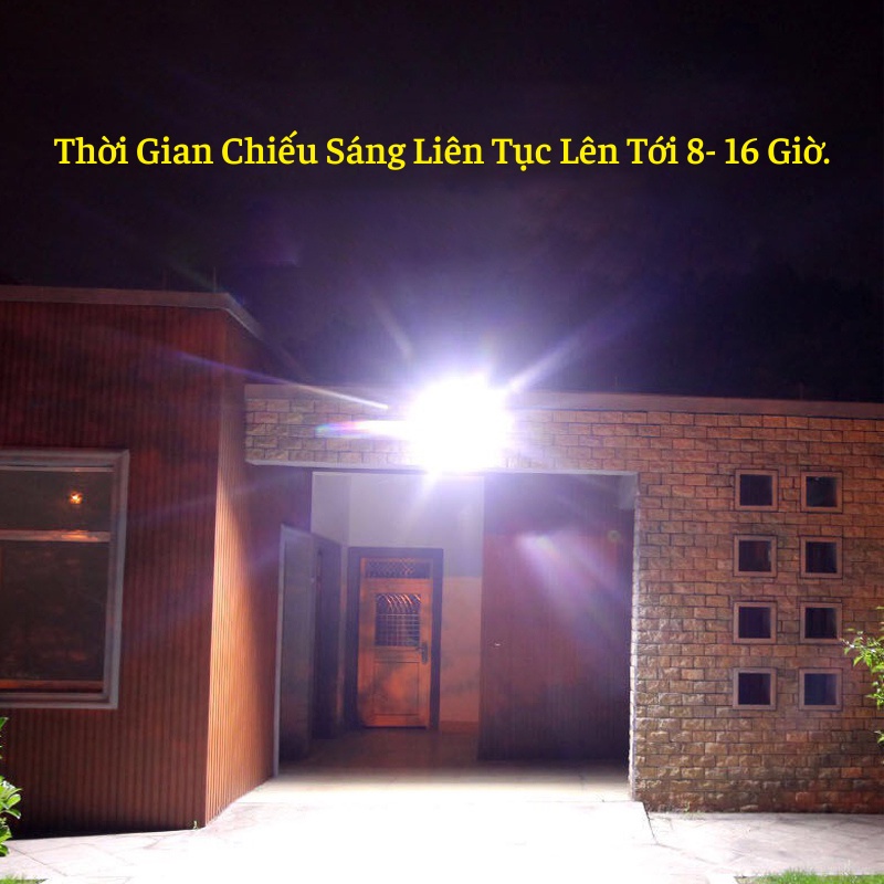 Đèn Led Năng Lượng Mặt Trời Siêu Sáng Đèn Pha Led Năng Lượng Chống Nước Ngoài Trời SOLAR LIGHT ASAKI OFFICIAL