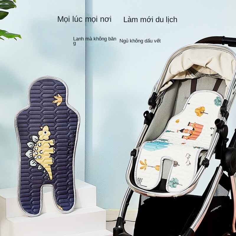 Đệm lót làm mát BORAMMY an toàn thoải mái dành cho xe đẩy em bé     JZB1098