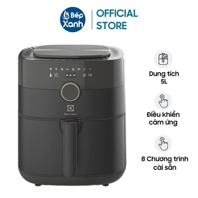 [FREESHIP HCM] Nồi Chiên Không Dầu Electrolux E6AF1-520K - Dung Tích 5L