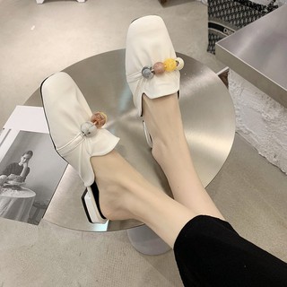 [ORDER] Giày sục nữ da mềm đính hạt