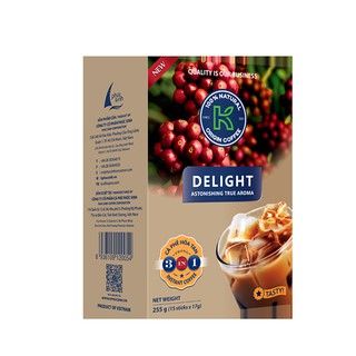 [COMBO 02 HỘP] CÀ PHÊ  SỮA HÒA TAN 3IN1 K-DELIGHT