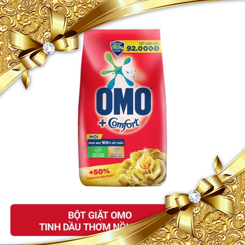 BỘT GIẶT OMO COMFORT TINH DẦU THƠM 5.5KG
