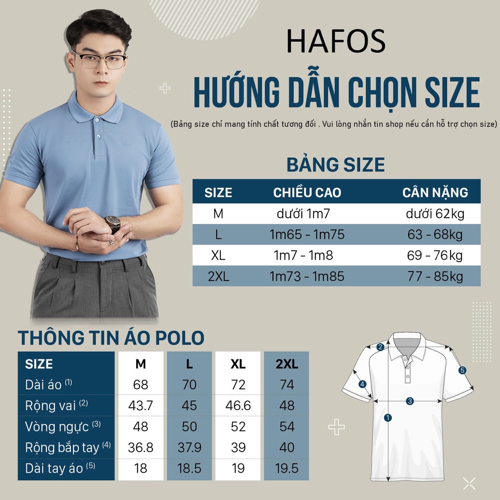 Áo Thun Polo Nam cổ bẻ CROWN01 xanh vải Cá Sấu Cotton cao cấp sang trọng – HAFOS