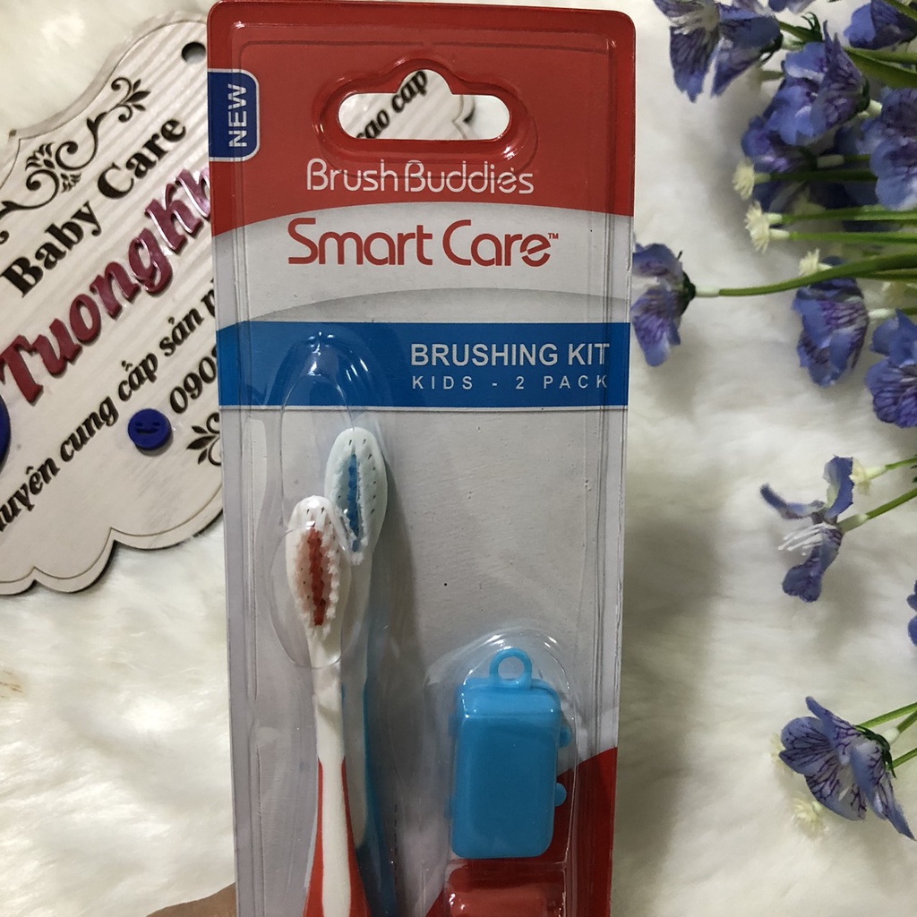 Set 2 bàn chải đánh răng cho bé Brush Buddies - NK Mỹ