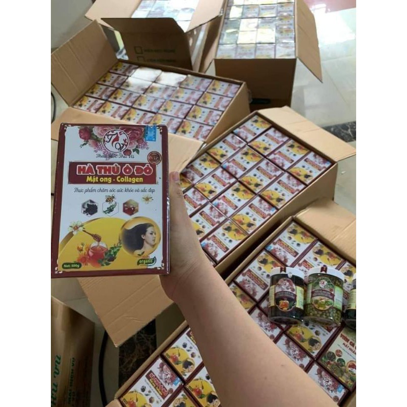 2 hộp Hà thủ ô đỏ mật ong 500g