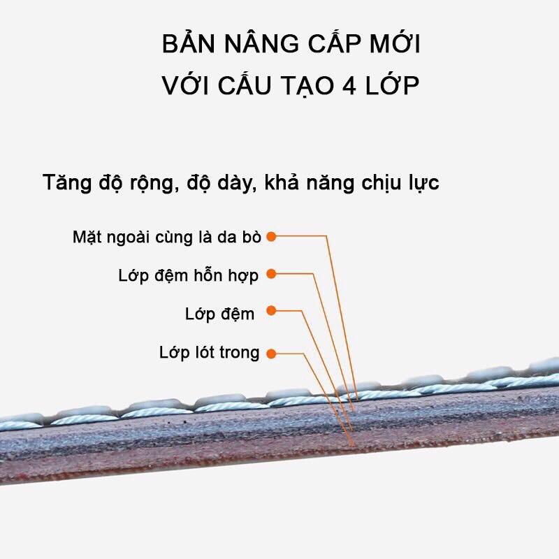 Đai Lưng Tập Gym Chính Hãng FED Da Bò Cao Cấp