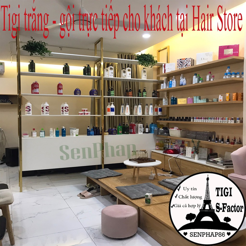 Dầu gội tigi trắng S-Factor ❣️Free Ship❣️ Cặp gội xả trắng tigi bản nâng cấp mới giúp tóc bồng bềnh, mượt mà