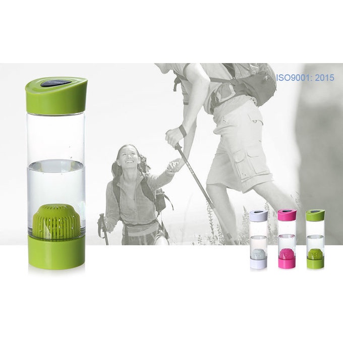 Bình nước tạo ion kiềm ALKALINE Water BOTTLE 550ml- Hàng chính hãng nhập khẩu