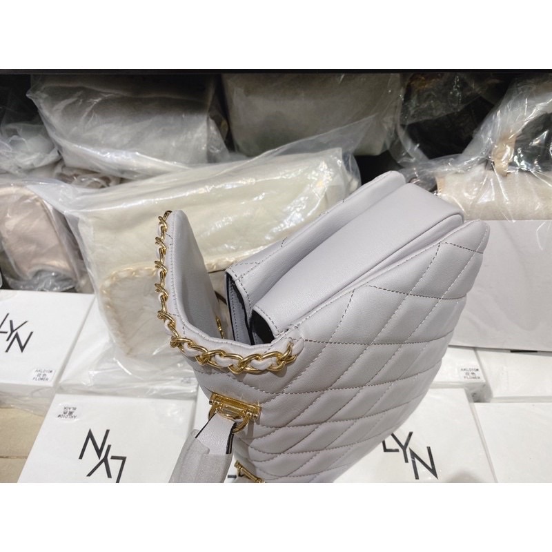 Túi lyn coco tay cầm ô trám MONIKHA M HANDBAGS