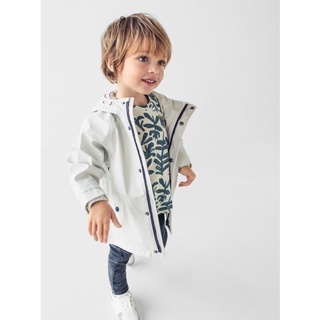 Áo Parka Đi Mưa Bé Trai Trắng Đục ZR