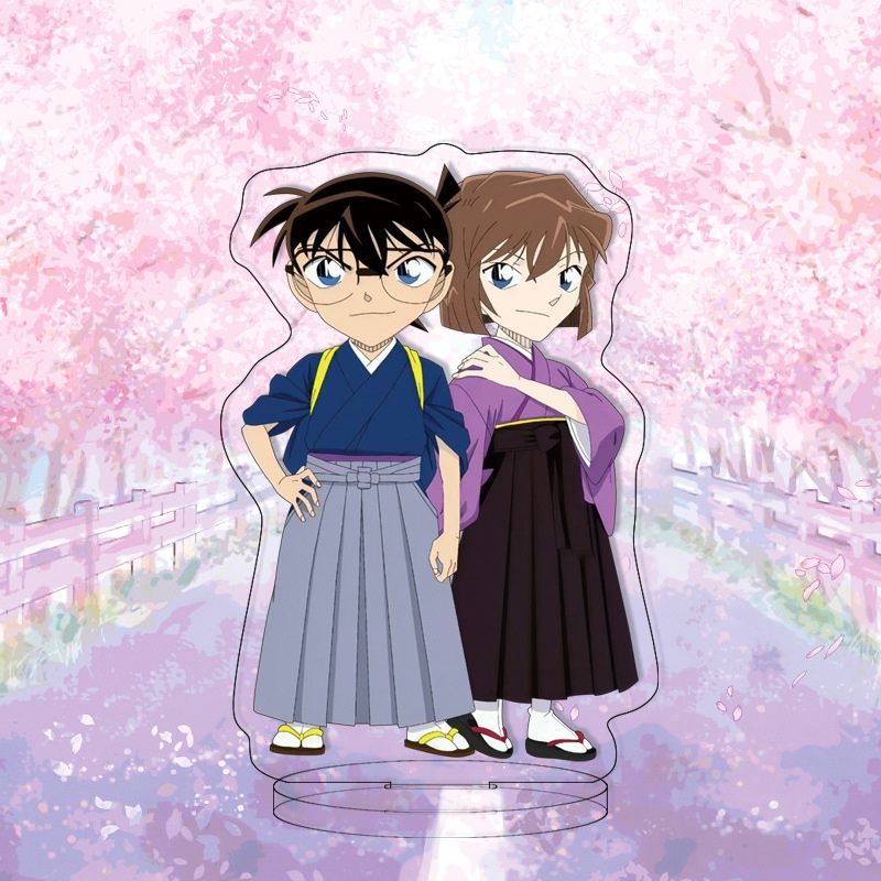 Standee Couple CoAi Thám Tử Lừng Danh tượng acrylic standee anime mica chibi trưng bày mô hình