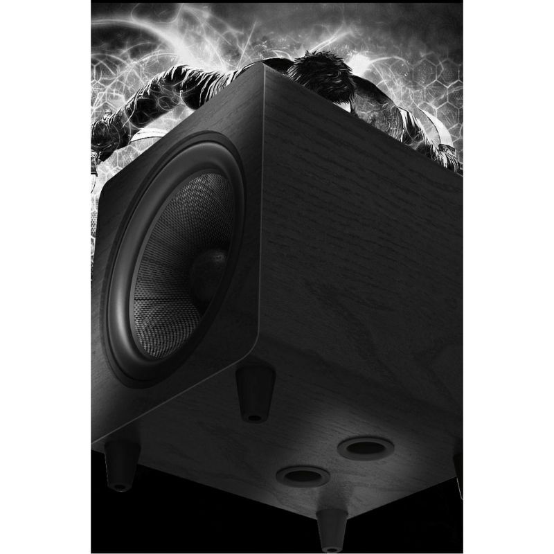 Loa siêu trầm điện subwoofer 150W Ibass - Màu đen