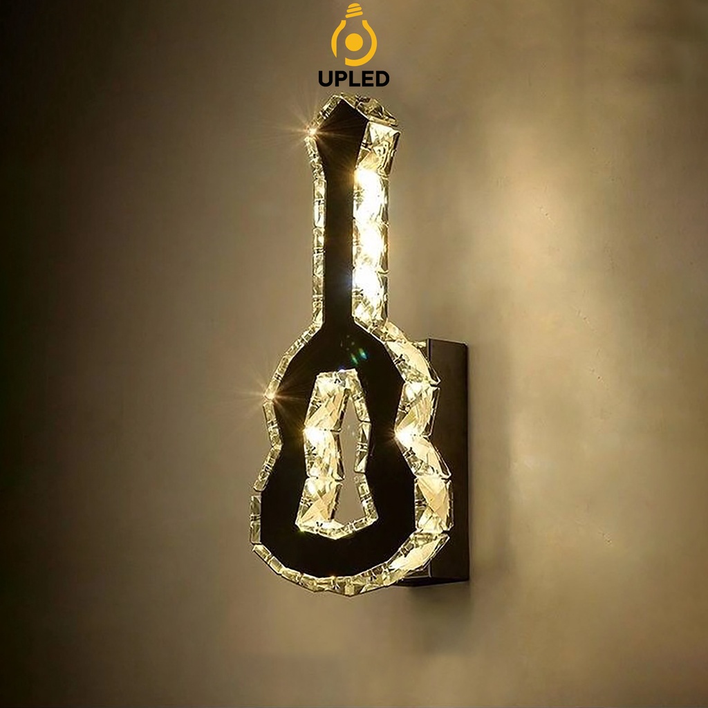 Đèn gắn tường pha lê phong cách Hiện Đại trang trí phòng khách phòng ngủ UPLED