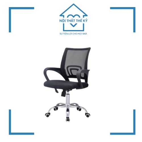 Ghế văn phòng Thế Kỷ - Thay đổi chiều cao - Xoay 360 độ - Lưng nhựa, bọc lưới, có gật gù - sản phẩm cao cấp tại Shop.