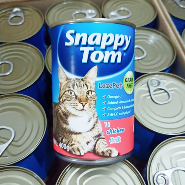 Pate Snappy Tom cho mèo lớn Lon 400g ⚡️Ship Hỏa Tốc Nhận Ngay tại Hà Nội