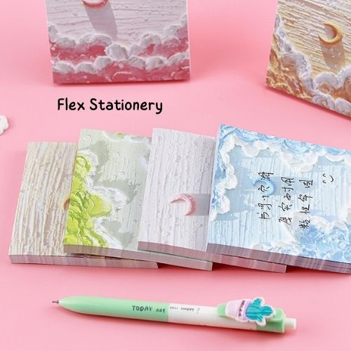 TẬP 80 GIẤY NOTE 3D, HÌNH PHONG CẢNH, GIẤY GHI CHÚ XINH XẮN, TIỆN DỤNG