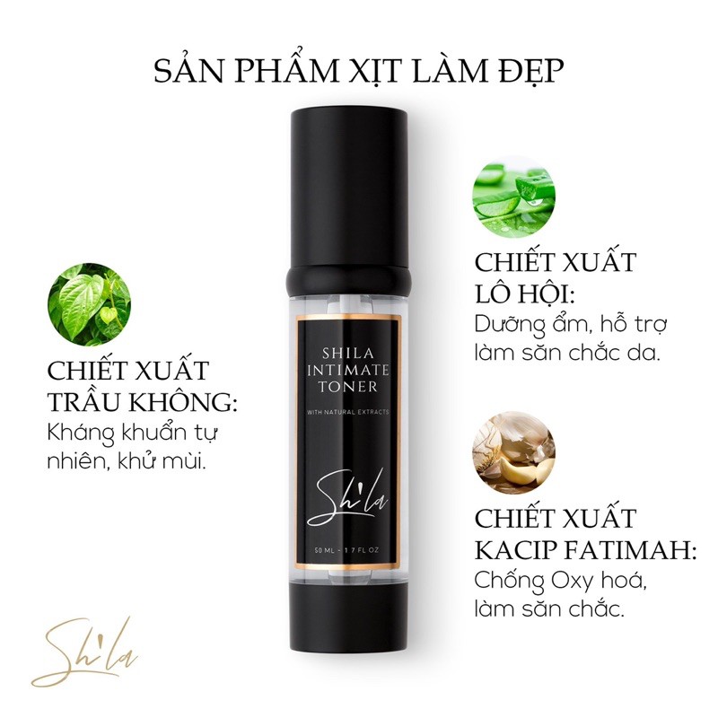 Xịt làm đẹp toàn diện vùng kín shila Việt Nam