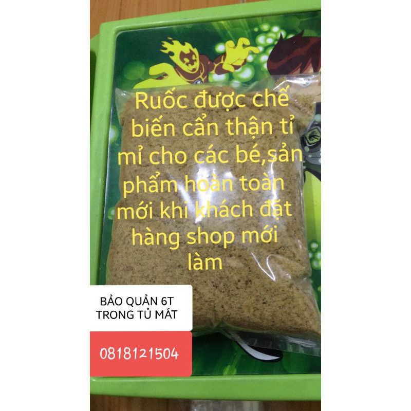 RUỐC CÓC CHỐNG CÒI XƯƠNG 200G XƯƠNG MỊN VÀ RUỐC BÔNG