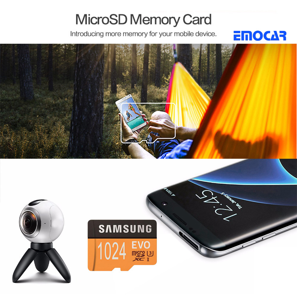 Thẻ Nhớ Micro Sd Kỹ Thuật Số Sam Sung 512gb / 1tb Evo U3 Tf Cho Điện Thoại / Máy Ảnh