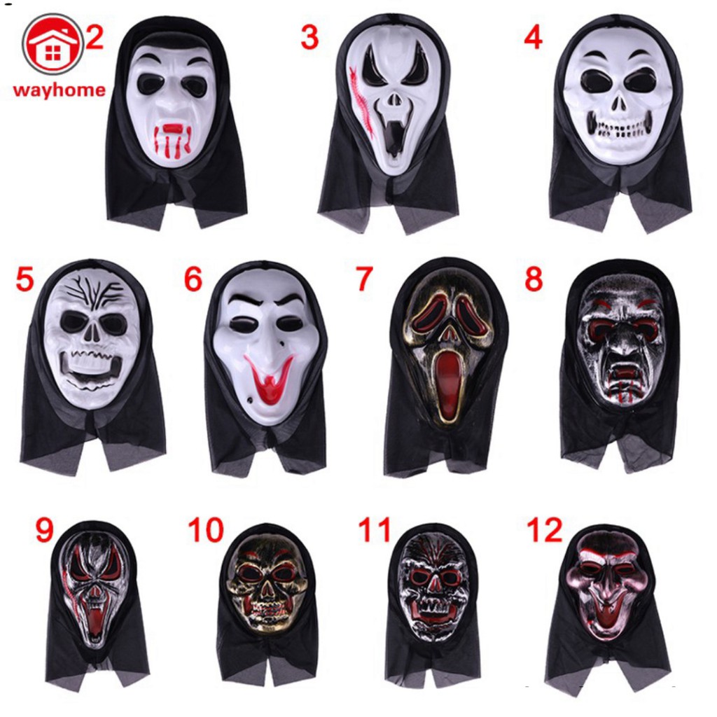 Mặt nạ hóa trang lễ Halloween hình ma quái dành cho người lớn