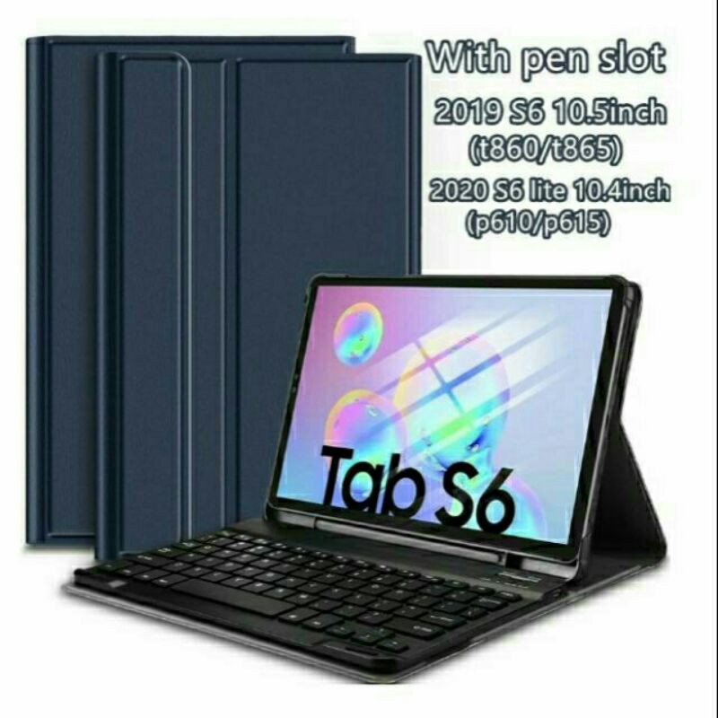 Bao da bàn phím Samsung Tab S6 Lite/ P610/ P615 bàn phím Bluetooth