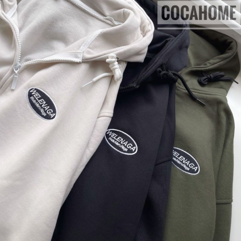 ÁO KHOÁC WELENAGA 3 MÀU ẢNH THẬT UNISEX