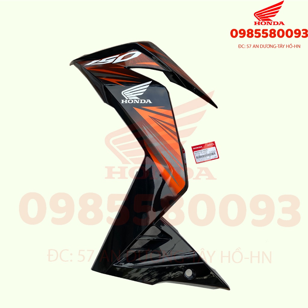 Nhựa cánh yếm winner v1, bửng xe winner màu cam đen 2016 chính hãng honda