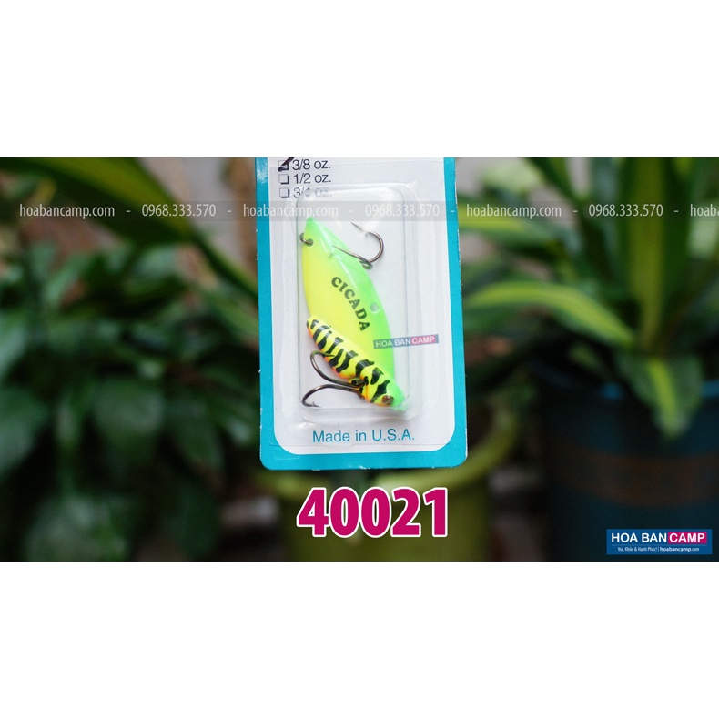Mồi Lure Cá Sắt Cicada USA 10.5g
