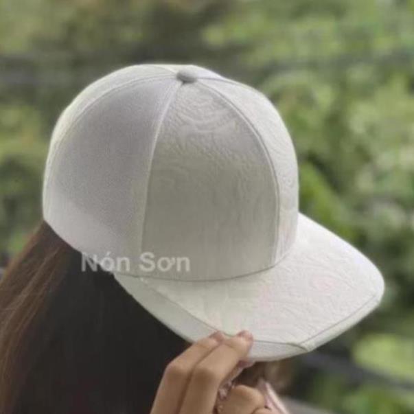 Nón Sơn nón Snapback - Nón Hiphop Nón Sơn - Mũ snapback hiphop nam nữ Xanh