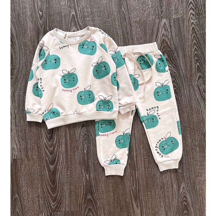 Bộ Nỉ Da Cá H.M