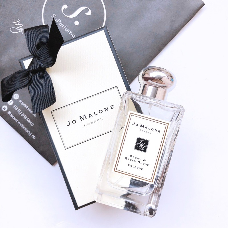 [ Mẫu thử ] Nước hoa nữ tính Jomalone Peony & Blush Suede Cologne / Chuẩn authentic