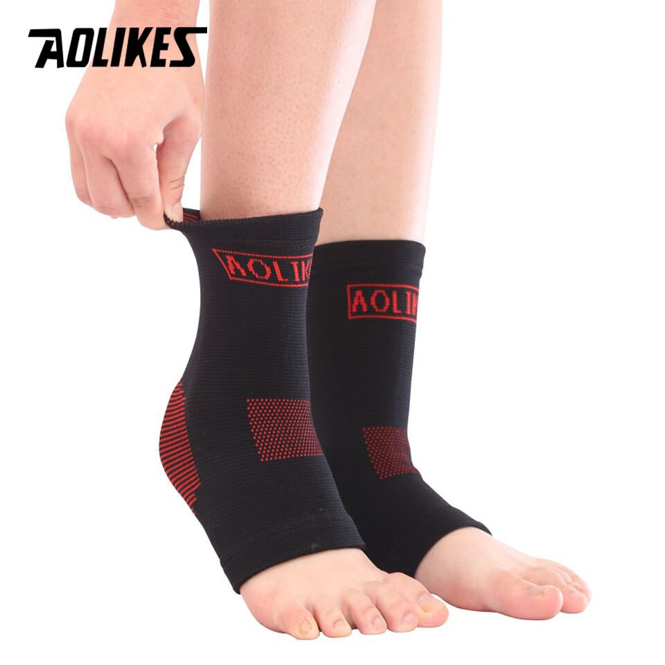 Vớ bảo vệ mắt cá chân AOLIKES A-7526 đàn hồi thoáng khí hỗ trợ khi chơi thể thao elstic Sport ankle support