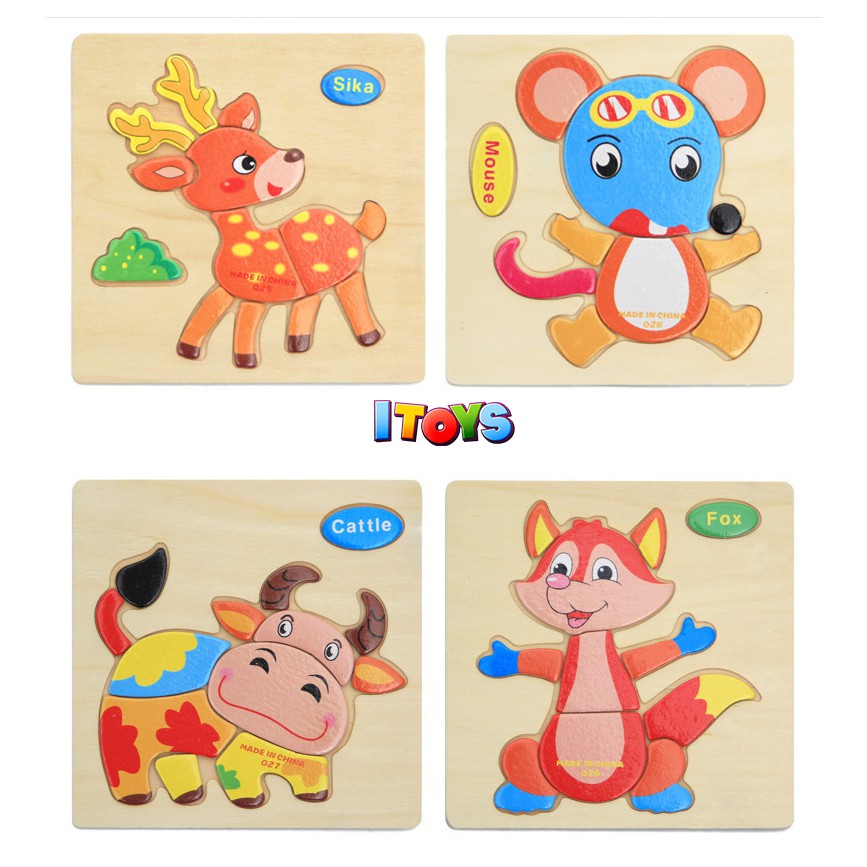 Bảng gỗ ghép hình động vật giúp bé học các con vật  Shopee Việt Nam