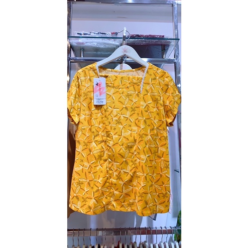 BỘ MẶC NHÀ WONNER 22061 ÁO CỘC TAY QUẦN NGỐ CHẤT LANH