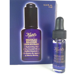 Sample Tinh Chất Phục Hồi Da Kiehl's Midnight Recovery Concentrate 4ml
