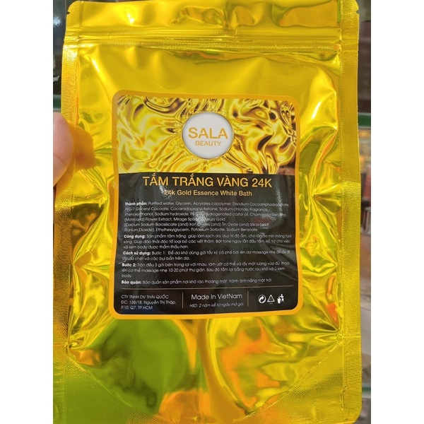 Tắm Trắng Bật Tone Nhanh, Tắm Trắng Liền Không Vàng Lông SALA