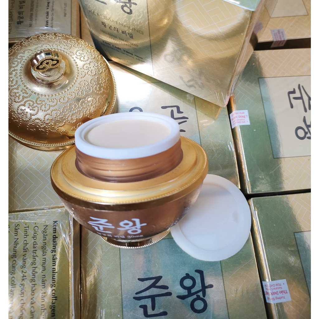 Kem dưỡng sâm Nhung tươi COLLAGEN 24K phục hồi dưỡng da sau tái tạo Làm da trở trên mịn màng, căng mịn và tươi