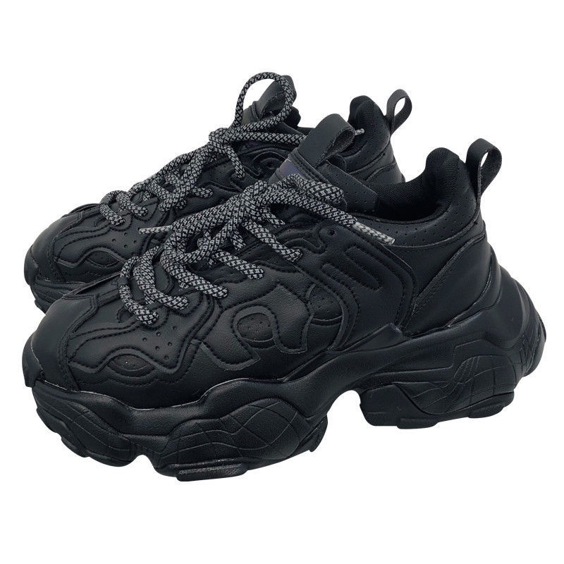 Giày Thể Thao Da Mềm Đế Dày Tăng Chiều Cao Thời Trang Hè Thu 2022 Phong Cách Châu Âu Cho Nữ