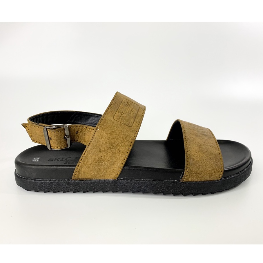 Sandal Quai Ngang Nam Nữ Học Sinh - Quai Da, Đế Chống Trơn Trượt