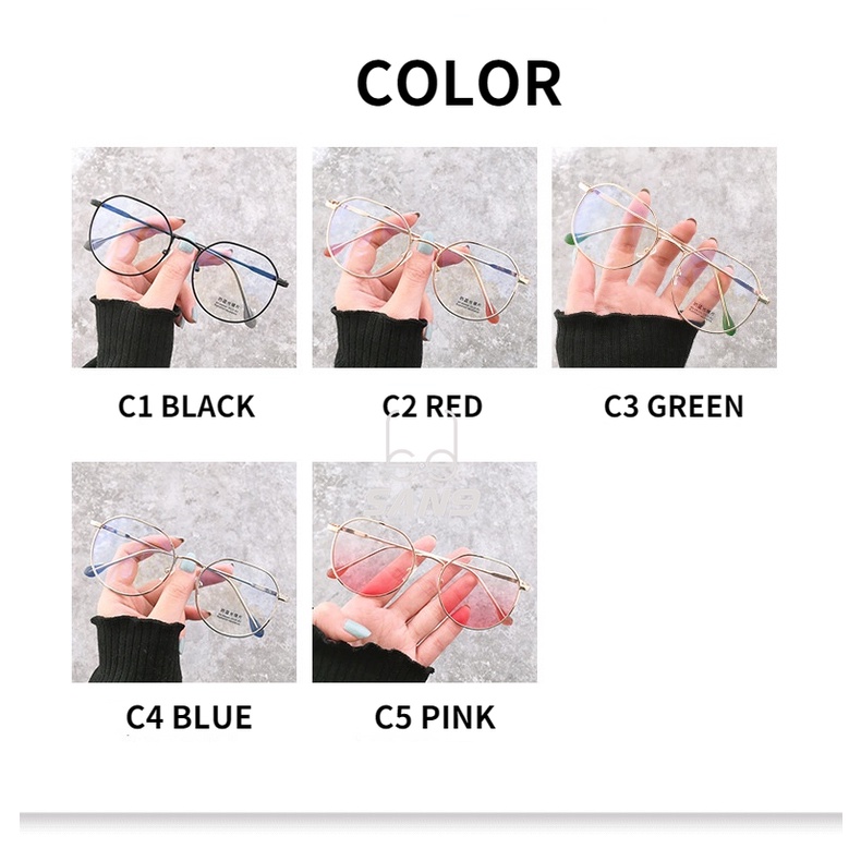 Mắt Kính Gọng Kim Loại Chống Ánh Sáng Xanh Thời Trang Cho Nữ Mata