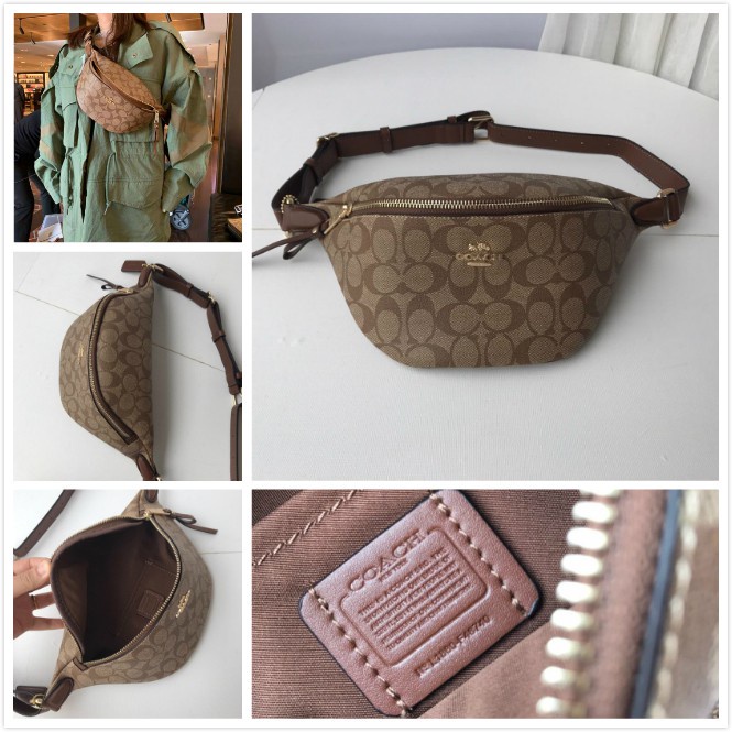 Túi nữ COACH / Túi đeo chéo vai / Túi thắt lưng da thời trang 48740