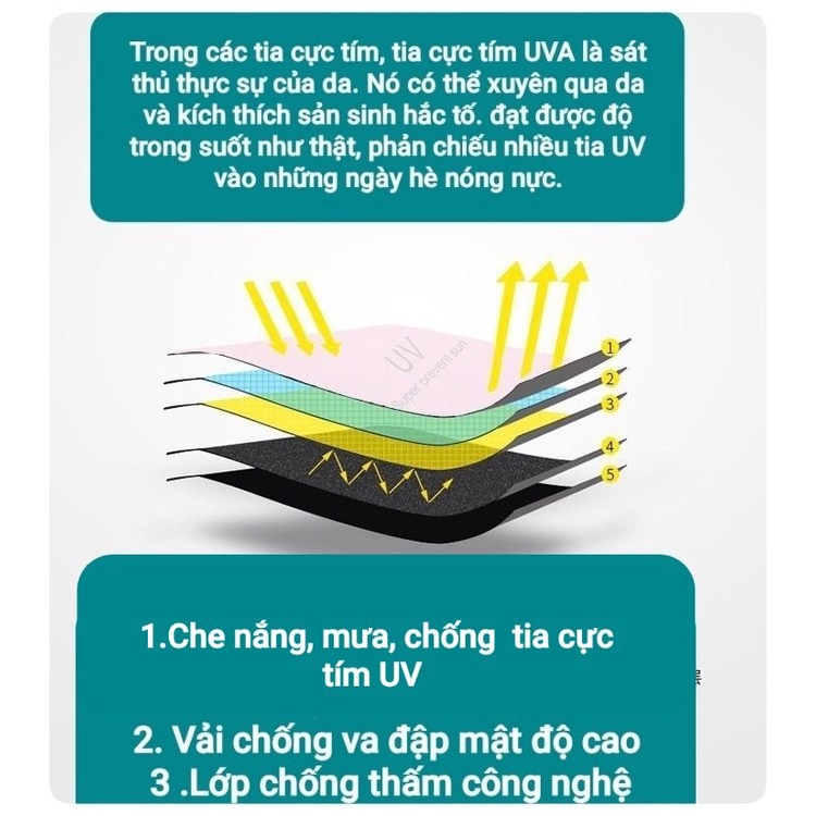 Ô Dù Hoàn Toàn Tự Động, Dù Gấp Chống Tia UV Cho Nam Và Nữ, Dù Che Nắng Mưa - Sentaku
