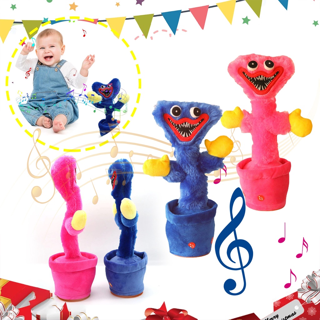 Hình Xương Rồng Biết Nói Biết Khiêu Vũ Nhảy Múa 120 Bài Hát HDY Đồ Chơi Nhồi Bông Vặn Vẹo Chạy Bằng Điện Dùng Làm Quà Tặng