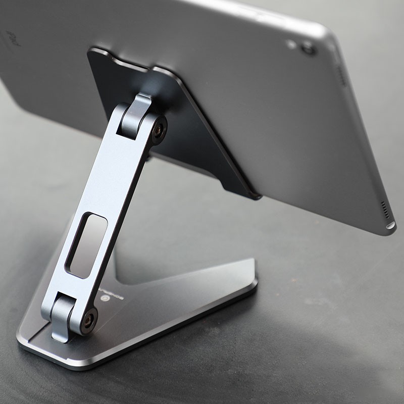 Giá đỡ ipad, máy tính bảng P10, xoay 180 độ, hợp kim nhôm, có thể gấp gọn, dùng cho iPhone, iPad, Samsung - Techroom.vn