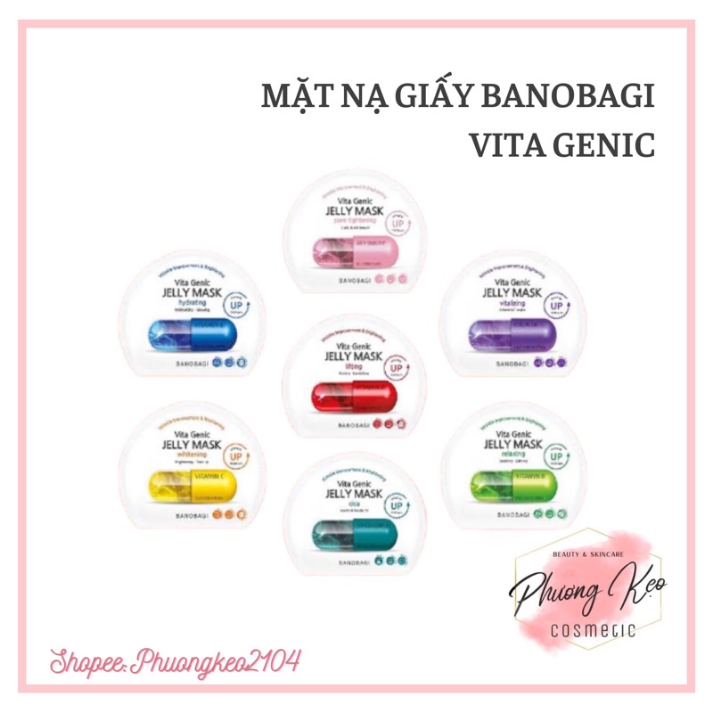 MẶT NẠ BANOBAGI VITA GENIC JELLY MASK 2020