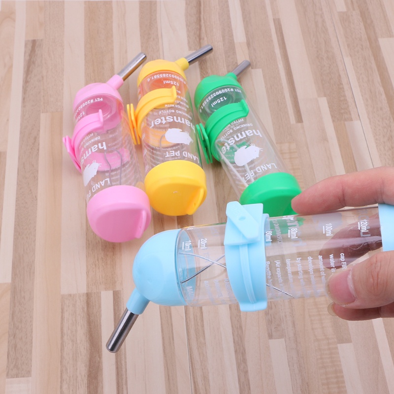 Bình Đựng Nước Tự Động 125ml Treo Lồng Chim/Chuột Hamster