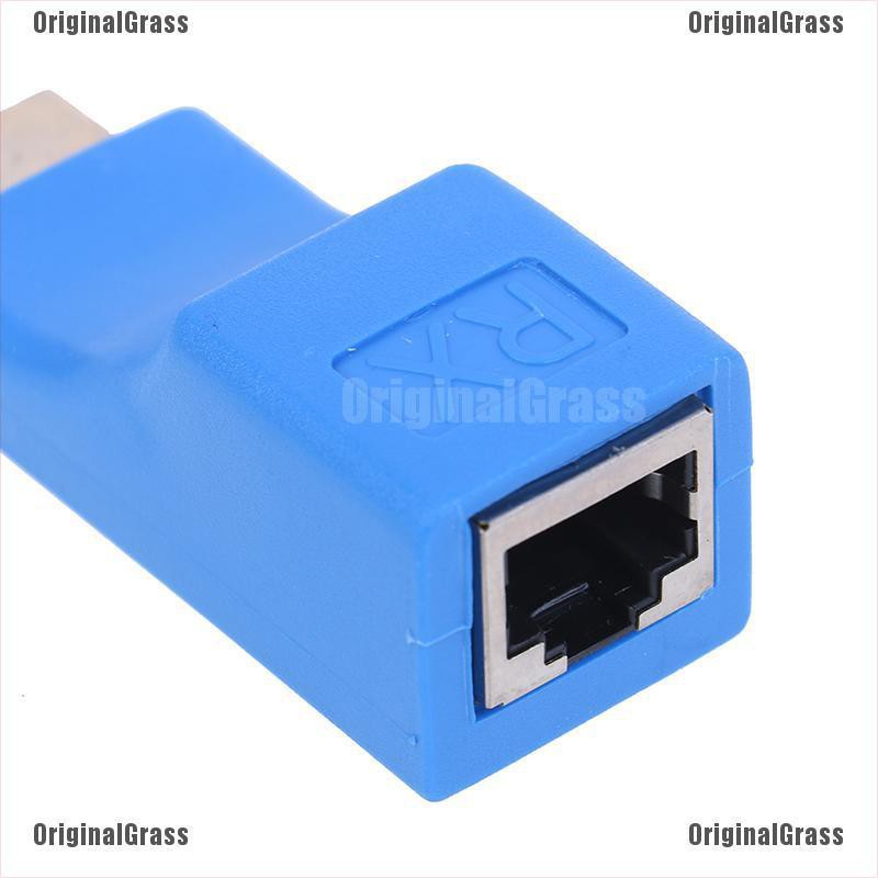 Bộ 2 đầu khuếch đại chuyển đổi dây mạng hdmi 1080p sang rj45 cat 5e / 6