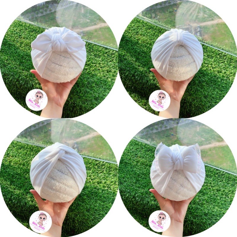 MŨ TURBAN CHO BÉ RẺ ĐẸP CHẤT COTTON MỀM MỊN - VỪA SÀNH ĐIỆU, VỪA CHE THÓP ĐƯỢC CHO BÉ