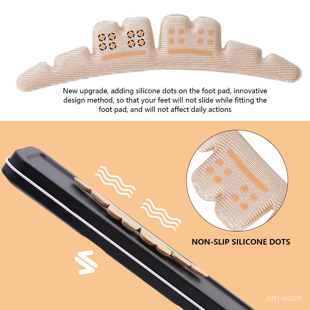 2 Miếng lót giày cao gót bằng silicon chống trượt tiện dụng cho nữ